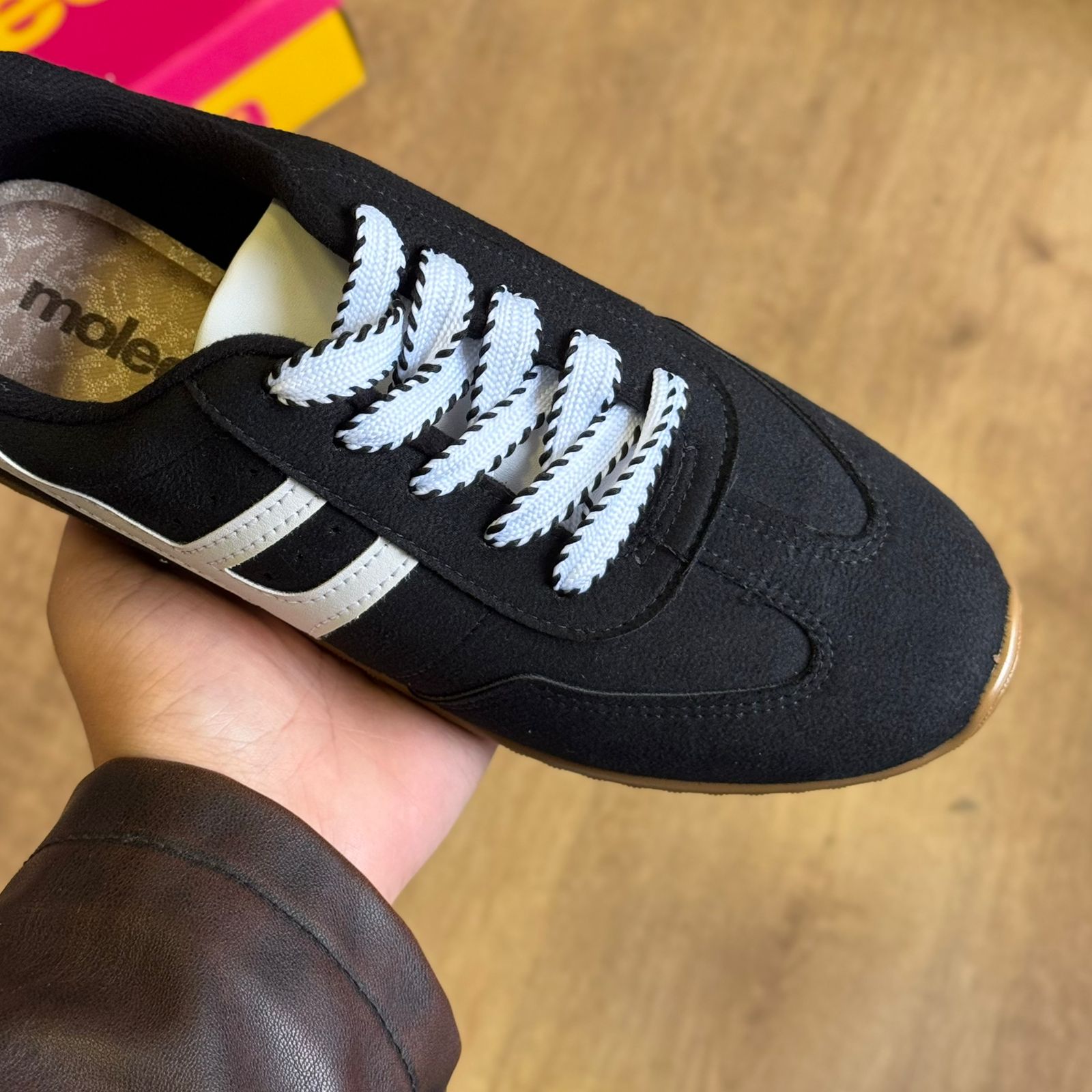 Tênis Moleca Listras Laterais 5827.101