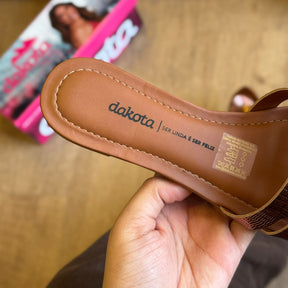 Rasteira Dakota Croco Y9551