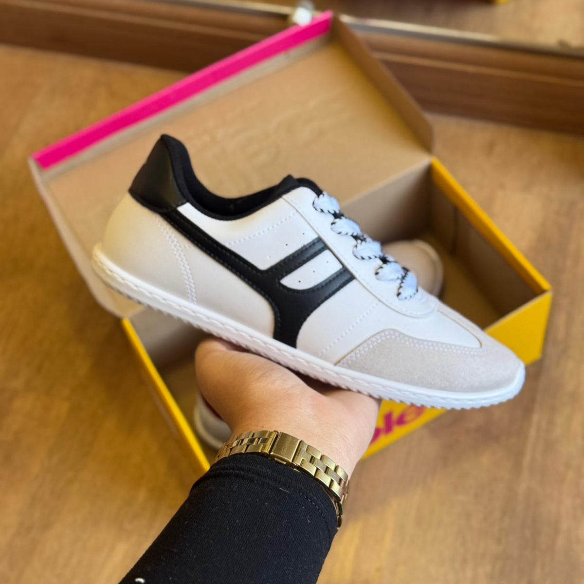 Tênis Moleca Listras Laterais 5827.101