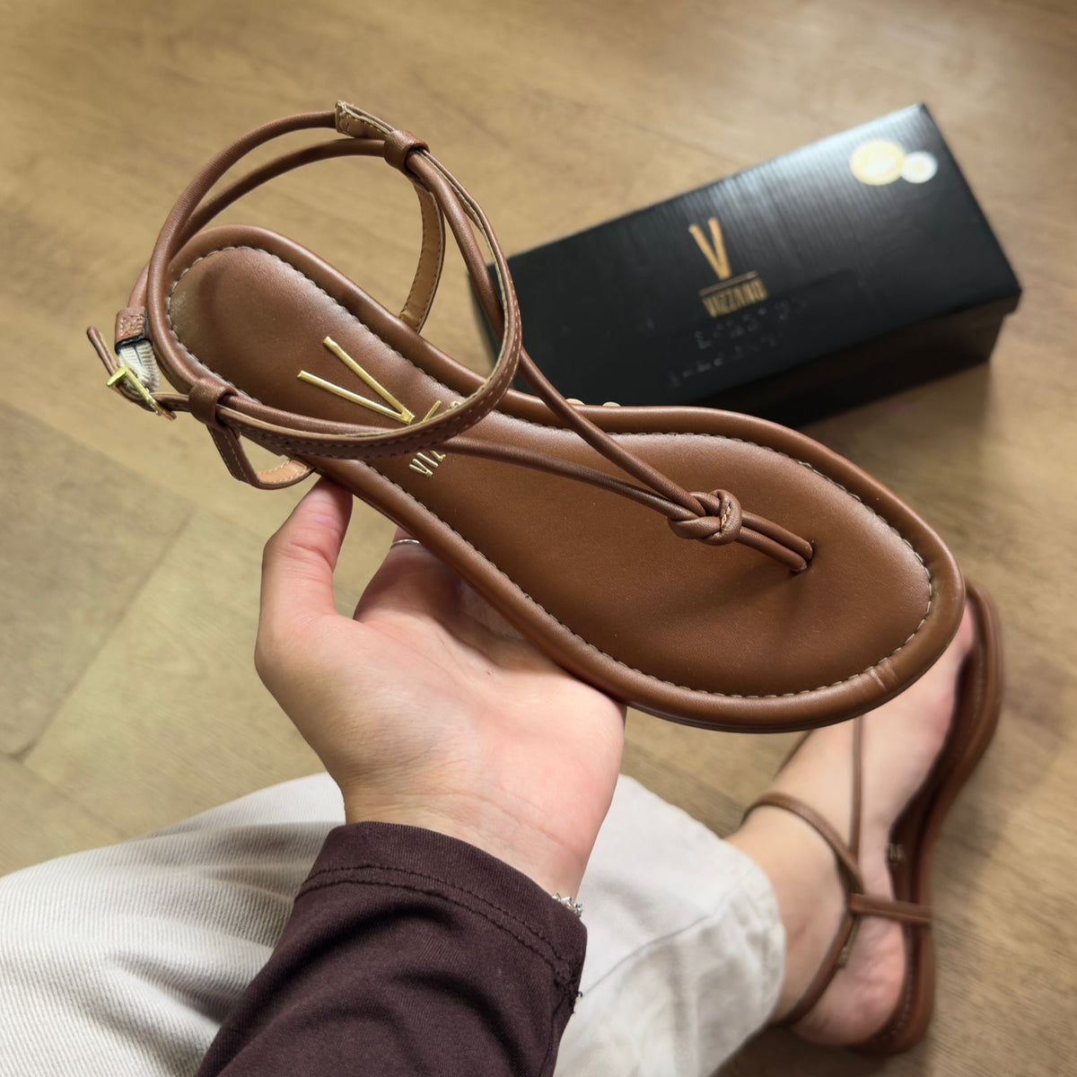 Sandália Rasteira Casual Vizzano 6235.1716