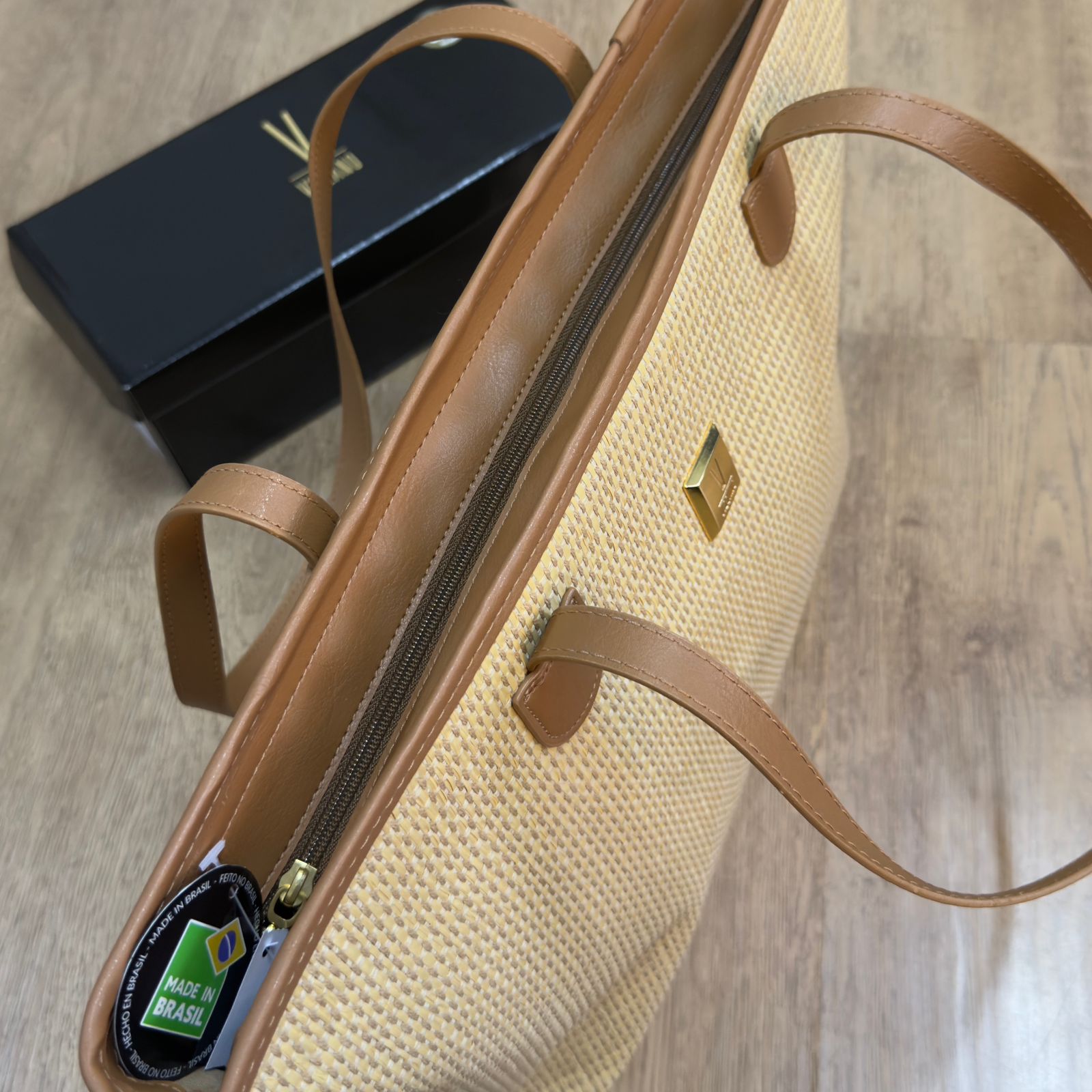 Bolsa Vizzano Tote Palha 10089.2