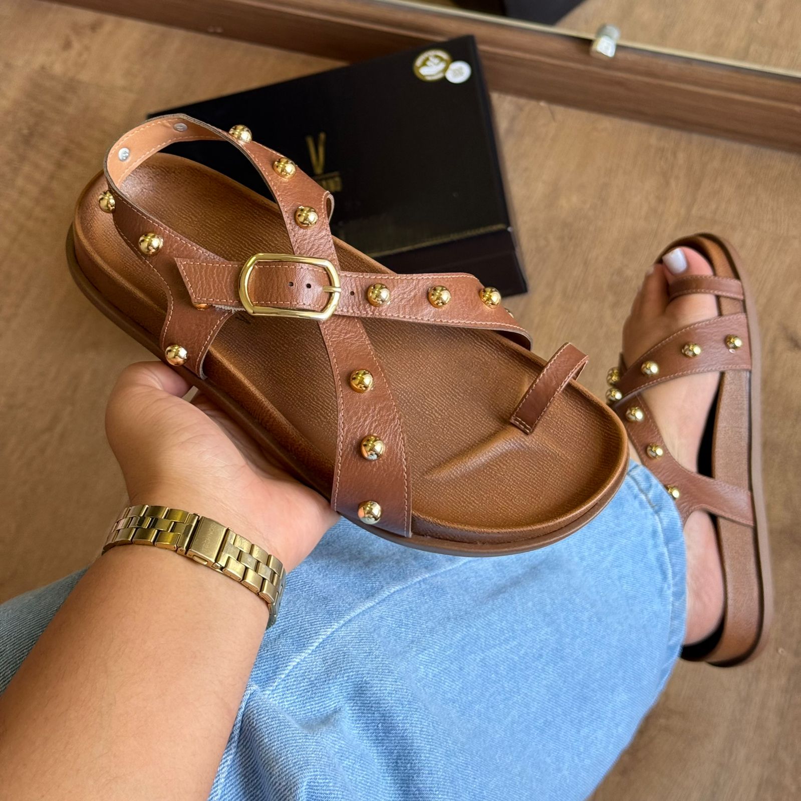 Sandália Vizzano Detalhes Na Tira 6570.200