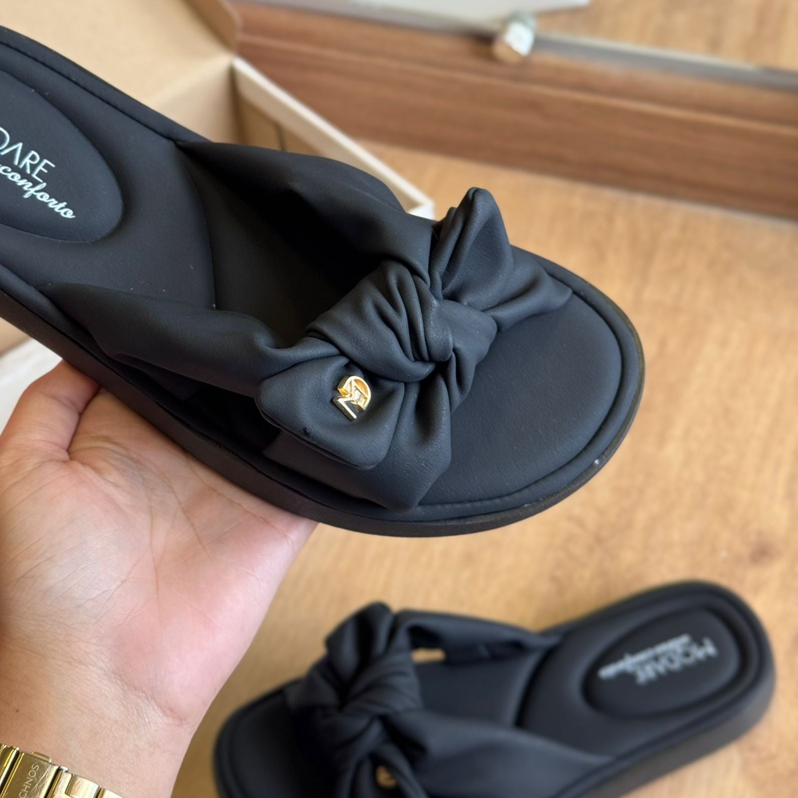 Sandália Modare Detalhe de Laço Linha de Verão (ÚLTIMO DIA)